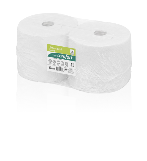 Wepa ipari törlőpapír 2 rétegű 525 m, fehér, 2×1500 lap/kart