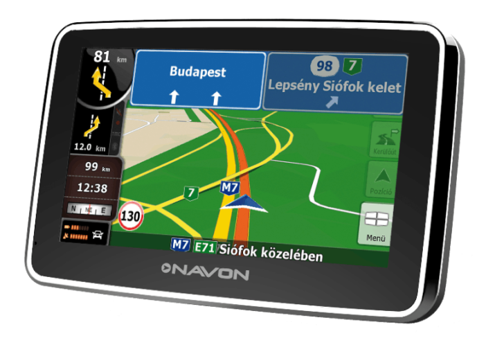 N490 Plus navigáció + iGO Primo Európa térkép 1 év frissítéssel