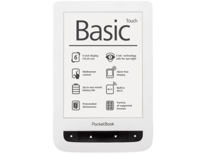 Basic Touch 624 e-könyv olvasó fehér