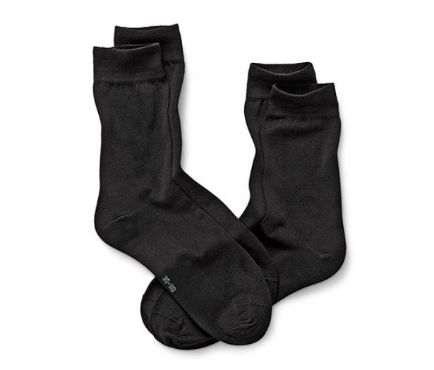 2 pár női zokni szettben, fekete