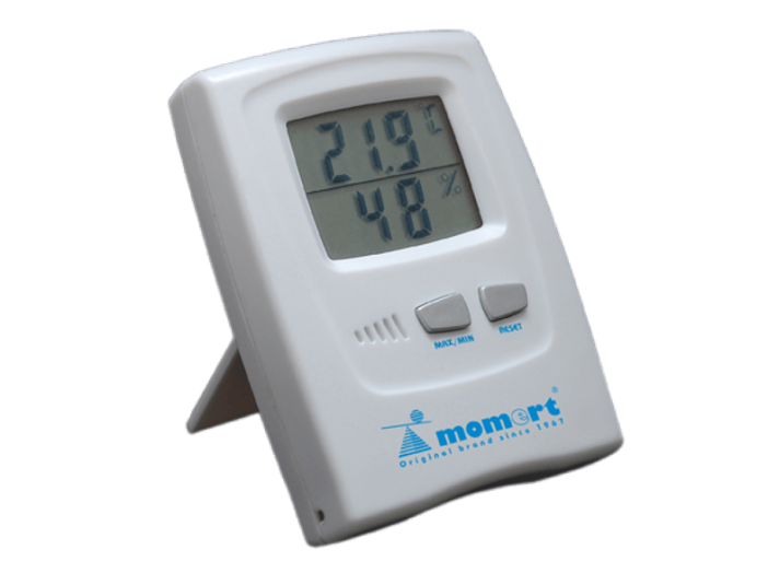 digitális szobai pára-és hőmérő