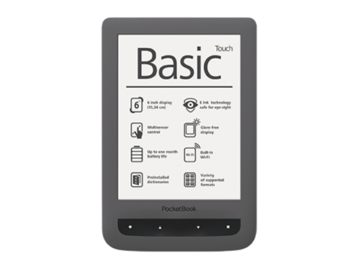 Basic Touch 624 e-könyv olvasó szürke