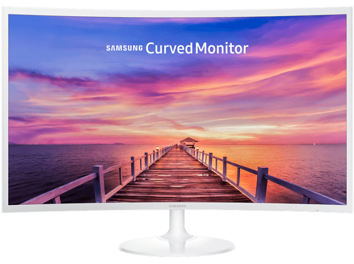 C32F391FWU 32" ívelt Full HD fehér monitor HDMI