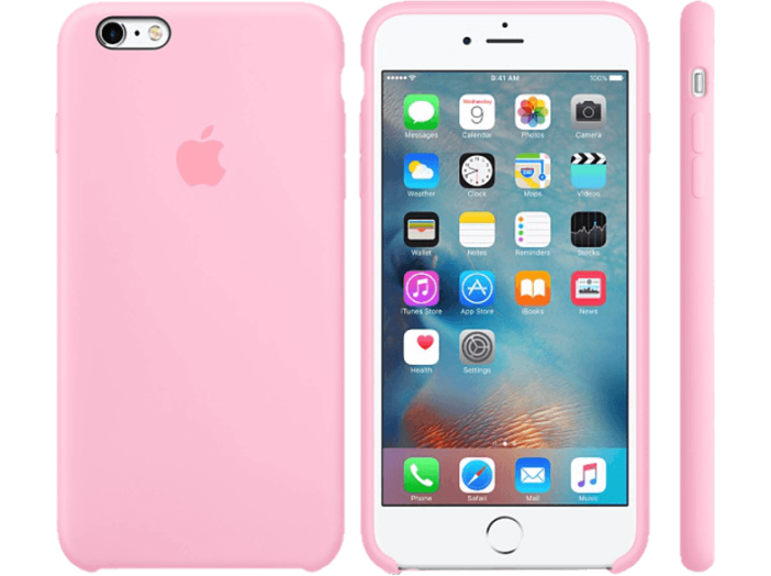 iPhone 6S Plus szilikon tok light pink (MM6D2)