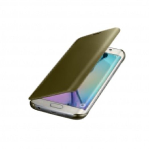 SAMSUNG EF-ZG925BFEGWW CLEAR VIEW COVER S6 EDGE GOLD