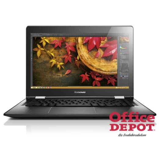 LENOVO Yoga500 80R500C3HV 14"FHD IPS touch/Intel Core I5-6200U/4GB/500GB/fekete/Win10 notebook