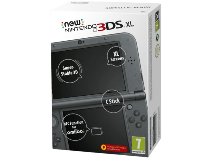 Nintendo 3DS XL fekete