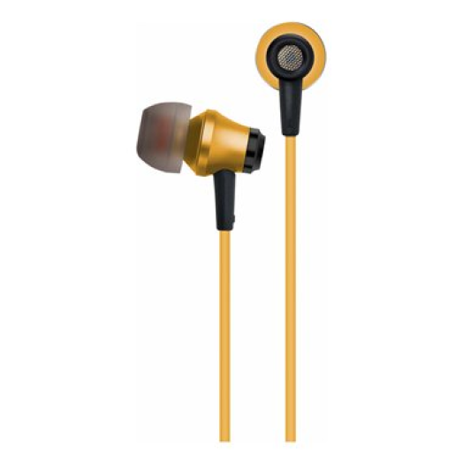 Buxton fülhallgató sárga, 3 fülpárna,kábeltartó BHP 4030