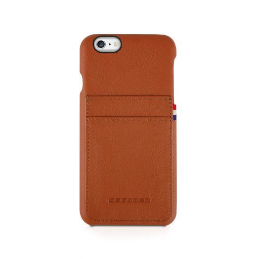 Decoded - Leather Back iPhone 6/6S tok - Barna