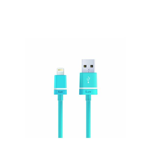 iLuv - Premium Lightning USB kábel 1 m - Kék