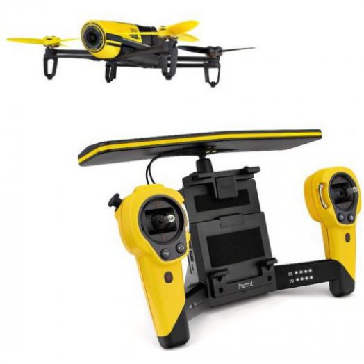 Parrot - Bebop drón + Skycontroller kézivezérlő - Sárga