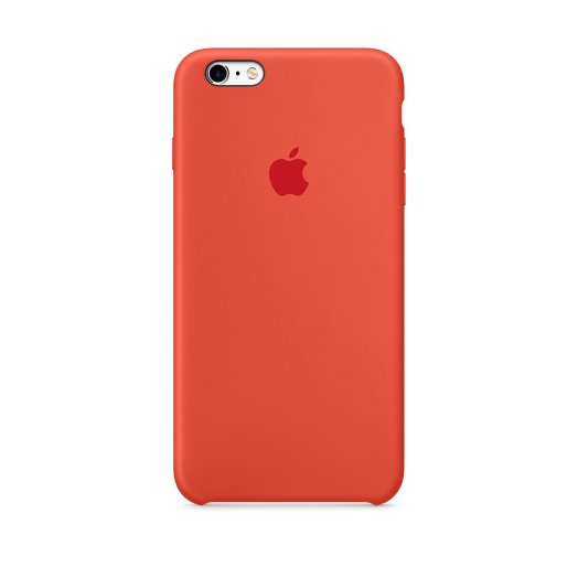 Apple - iPhone 6s Plus szilikon tok - narancssárga