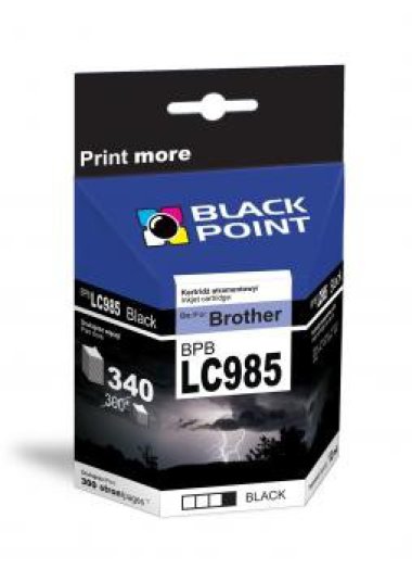 Black Point patron BPBLC985XLBK (Brother LC985BK) fekete