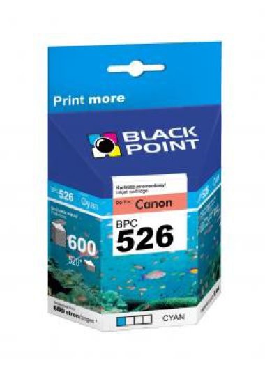 Black Point patron BPC526C (Canon CLI-526C) kék