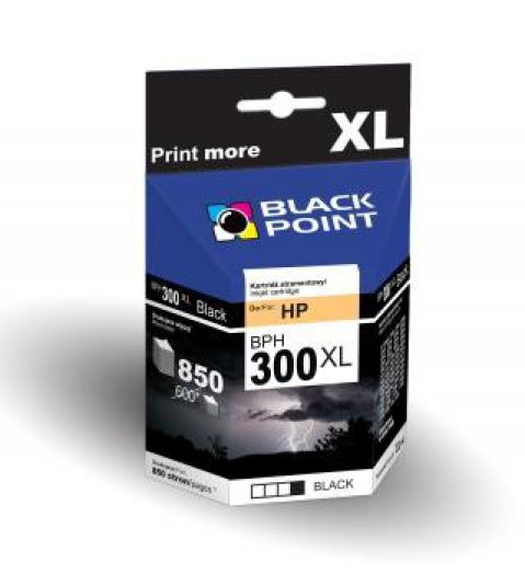 Black Point patron BPH300XLBK (HP CC641EE) fekete