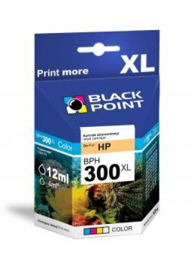Black Point patron BPH300XLC (HP CC644EE) színes
