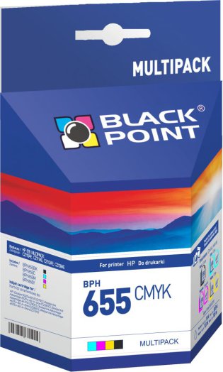 Black Point multipack BPH655CMYK (HP) 4 színű