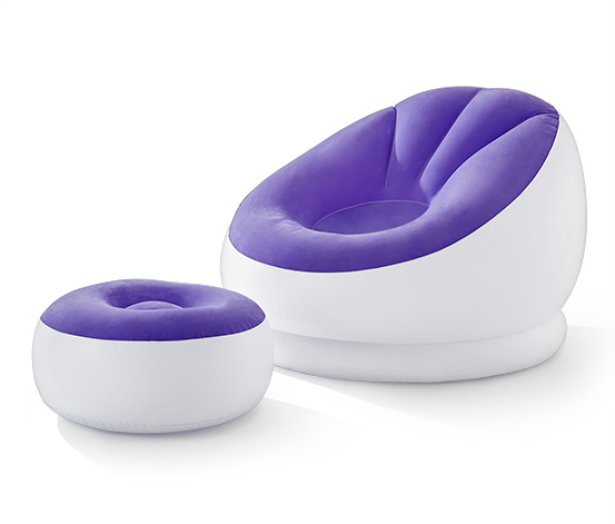 Felfújható fotel, lila