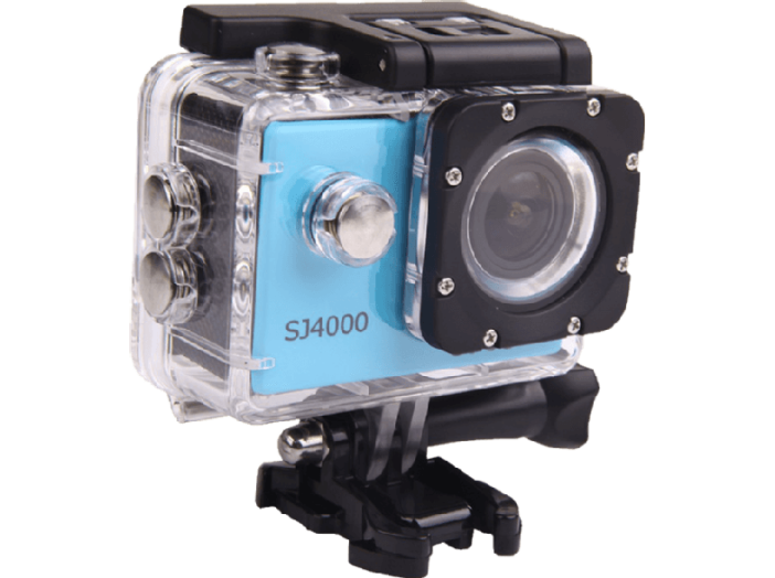 SJ4000 sportkamera vízálló tokkal kék