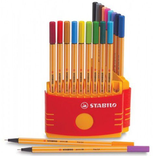 STABILO point 88 Color Parade tűfilc 20 színű készlet