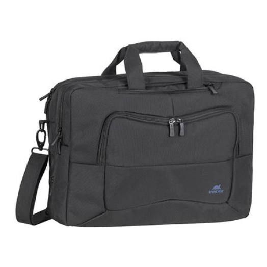 RIVACASE Tegel notebook hátizsák/válltáska 16' fekete