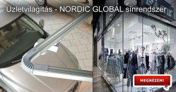 ÜZLETVILÁGÍTÁS - LED SÍNRENDSZER