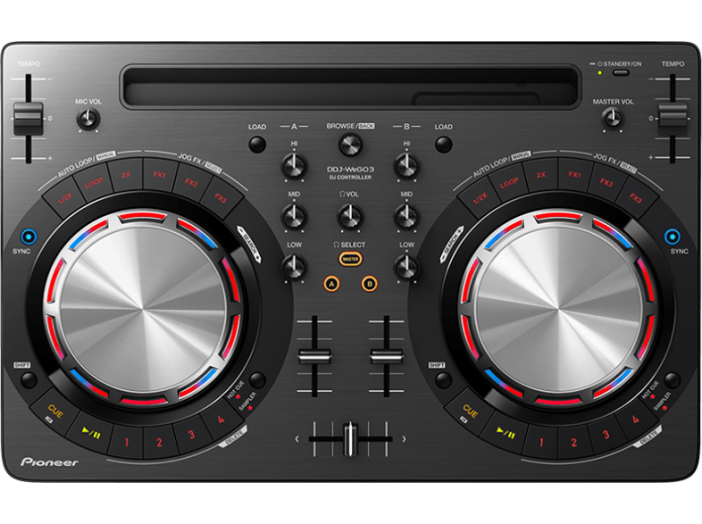 DDJ-WEGO3-K DJ controller, fekete