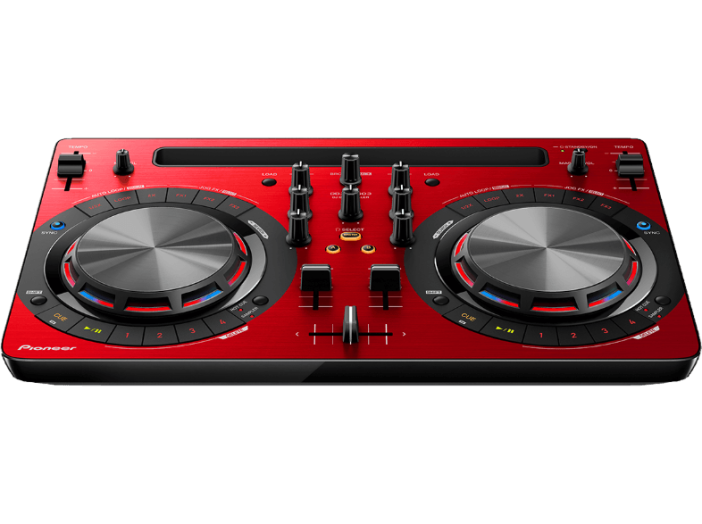 DDJ-WEGO3-R DJ controller, piros