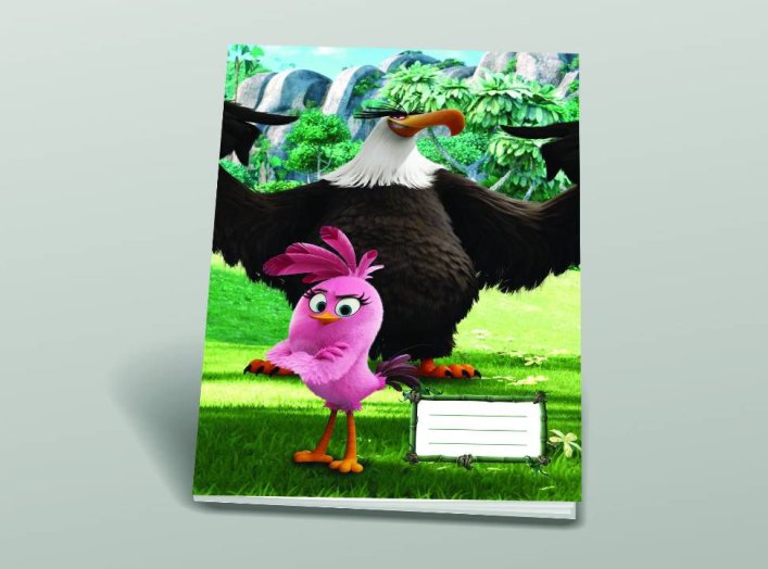 Iskolai füzet, hangjegy [86-32], A4, 32 lap, ANGRY BIRDS MOVIE