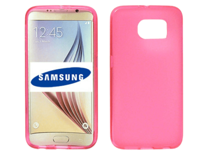 Samsung Galaxy S7 Edge vékony szilikon hátlap,Pink