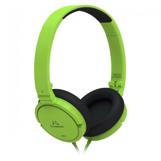SoundMAGIC P21 On-Ear fejhallgató, zöld