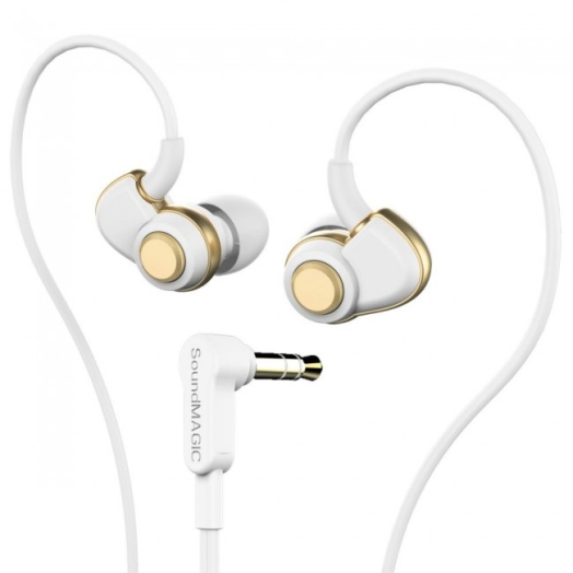SoundMAGIC PL30+ In-Ear fülhallgató, fehér-arany