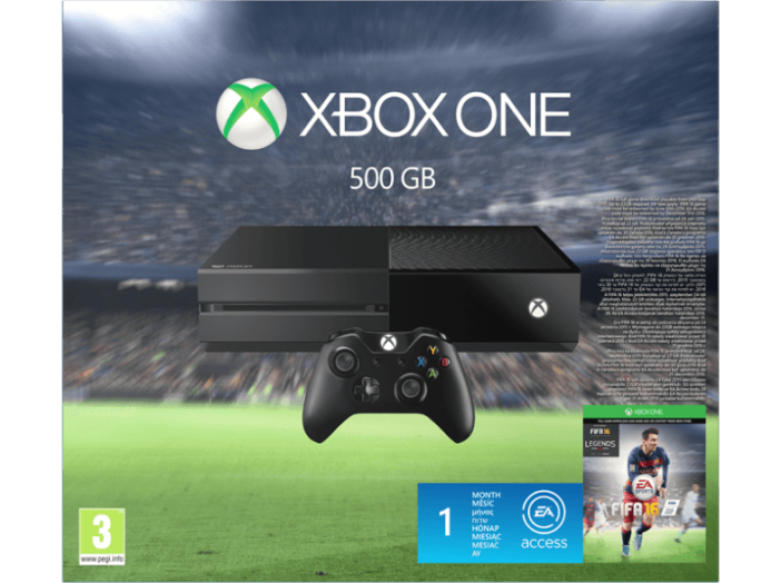 Xbox One 500 GB + FIFA 16 - Live