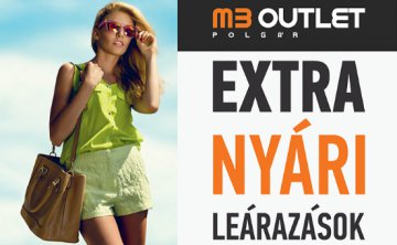 Hatalmas nyári leárazások az M3 Outletben!