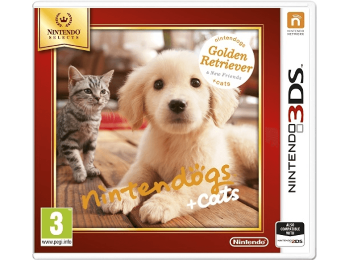 Nintendogs+Cats-Golden Retr&new Friends Select (Nintendo 3DS)