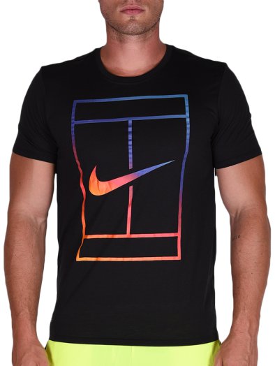 Mens NikeCourt Iridescent Tennis T-Shir