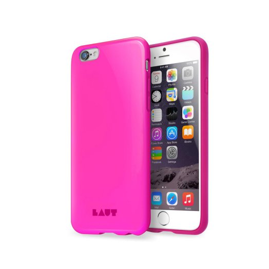 LAUT - Huex Neon iPhone 6/6s tok - Neon pink