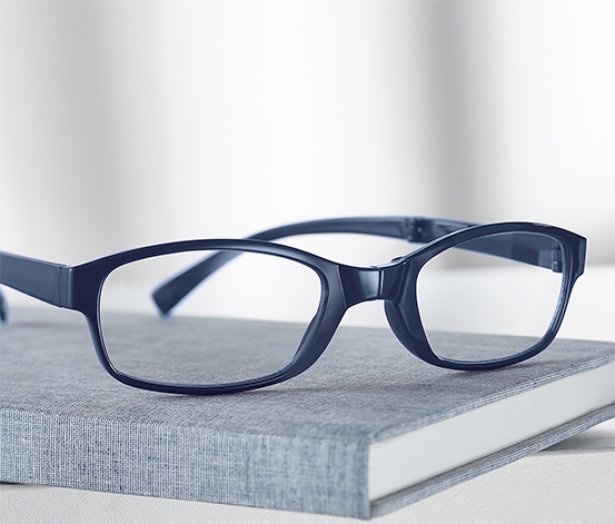 Összehajtható olvasószemüveg, kék