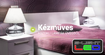 Kézzel készült üveg lámpák