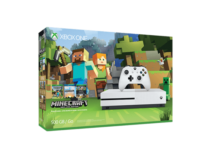 Xbox One S 500GB + Minecraft
