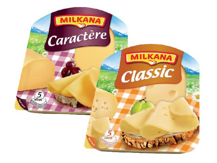 Milkana szeletelt sajt