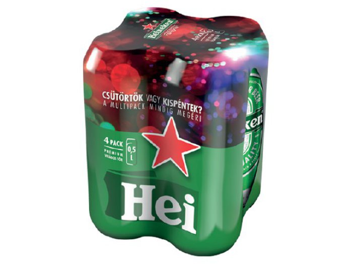 Heineken dobozos sör multipack