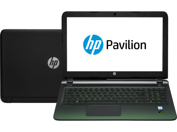 Pavilion Gaming fekete-zöld notebook P0G75EA (15,6" FullHD IPS/Core i5/8GB/1TB SSHD/GTX 950 4GB/DOS)
