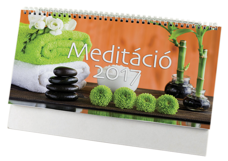 Asztali naptár álló képes Meditáció 7941