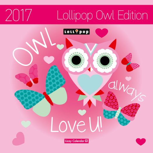 Lizzy nagy lemeznaptár Családi tervező Lollipop