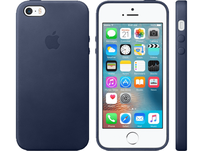 iPhone SE bőr tok midnight blue (MMHG2)