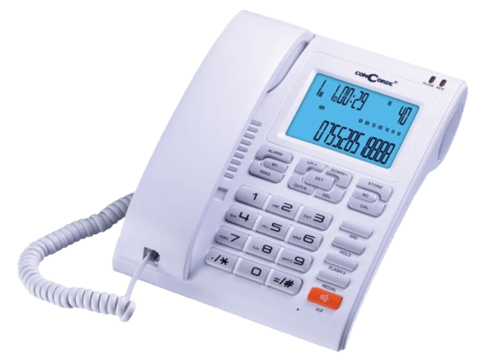 6025CID telefon, fehér szín (01-01-6027)