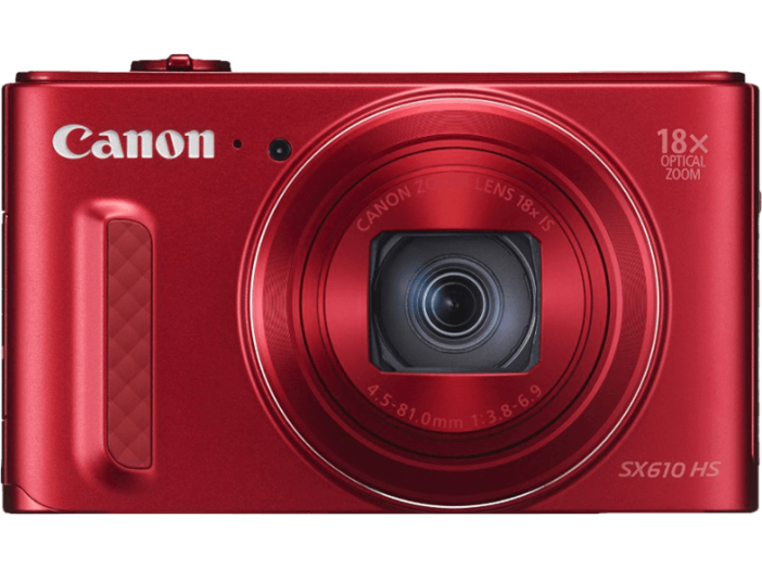 PowerShot SX610 HS piros digitális kompakt fényképezőgép