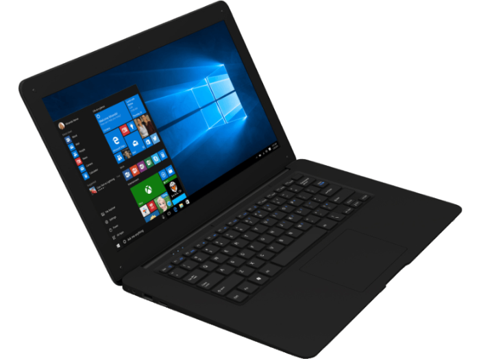 Stark NX14 fekete notebook (14,1"/Atom/2GB/32GB eMMC/Windows 10)
