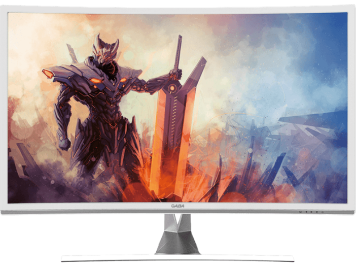 QA-320CMW 32" ívelt Full HD monitor, fehér szín